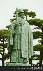 Close-up of a statue, Kokichi Mikimoto, Mikimoto Pearl Island, Toba, Mie prefecture, Japan