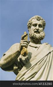 Close-up of a statue, St. Peter&acute;s Statue, St. Peter&acute;s Basilica, Vatican City