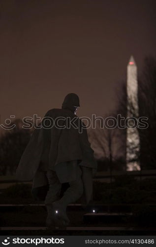 Close-up of a statue, Washington DC, USA