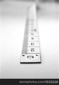 Close-up of a tape measure