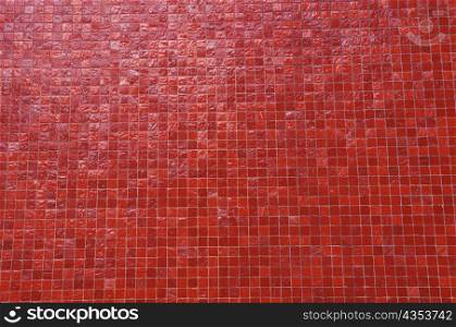 Close-up of a tiled wall