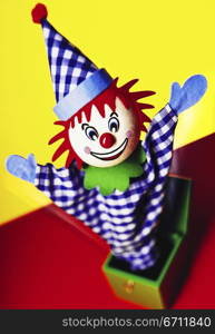 Close-up of a toy clown