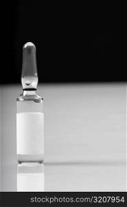 Close-up of a vial