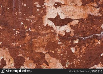 Close-up of a weathered wall