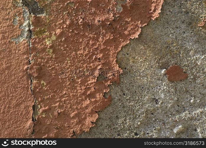 Close-up of a weathered wall