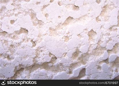Close-up of a white concrete surface