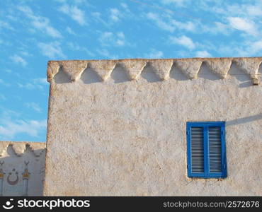 Close-up of a window on a wall, Egypt