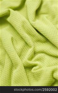 Close-up of a wrinkled fabric