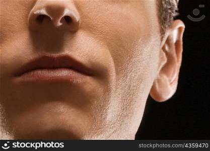 Close-up of a young man&acute;s face