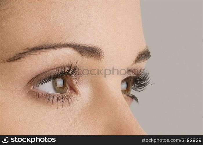 Close-up of a young woman&acute;s eyes