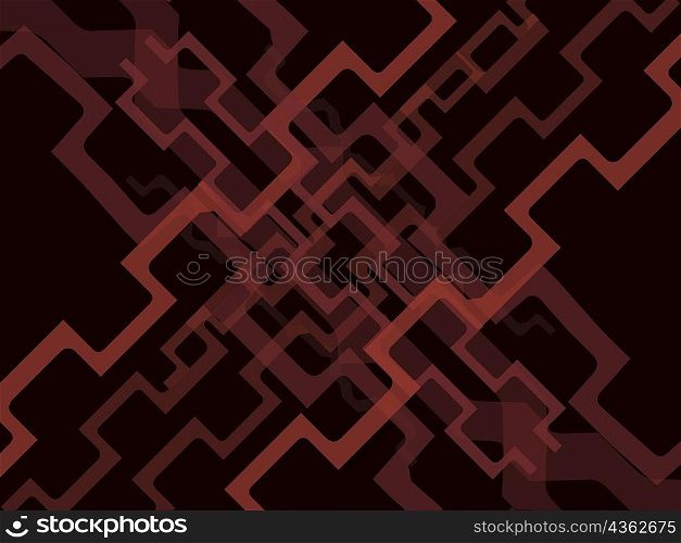 Close-up of an abstract pattern on a black background