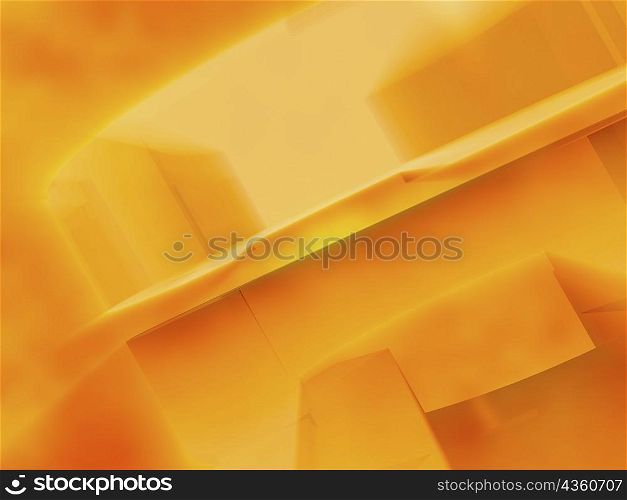 Close-up of an abstract pattern on an orange background