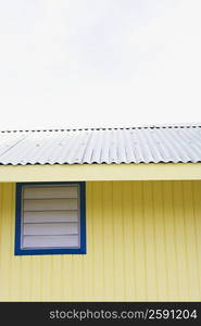 Close-up of an air duct of a building