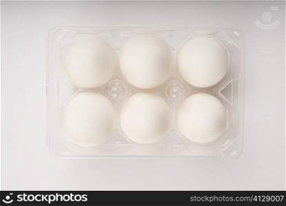 Close-up of an egg carton