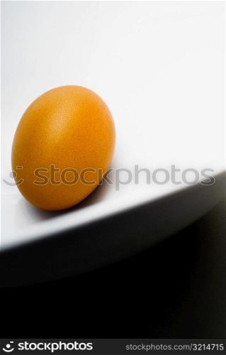 Close-up of an egg in a bowl