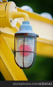 Close-up of an electric light