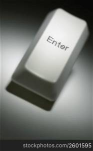 Close-up of an enter key