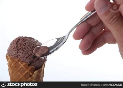 close-up of an ice-cream