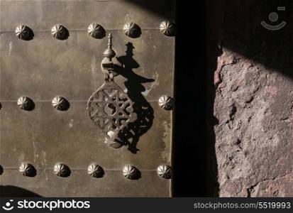 Close-up of an old door, Marrakesh, Morocco