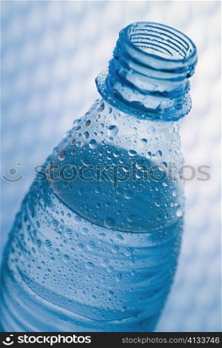 Close-up of an open water bottle