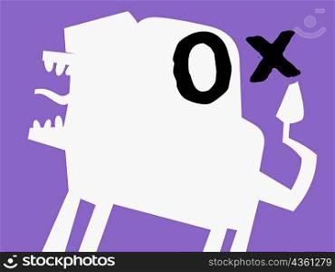 Close-up of an ox
