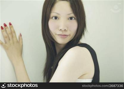 Close up of asian girl