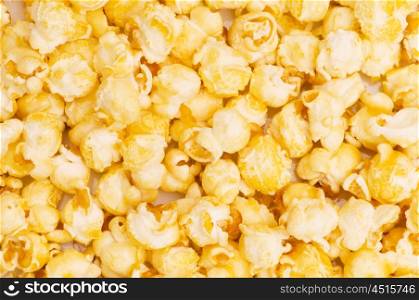 Close up of background - sweet popcorn kernels