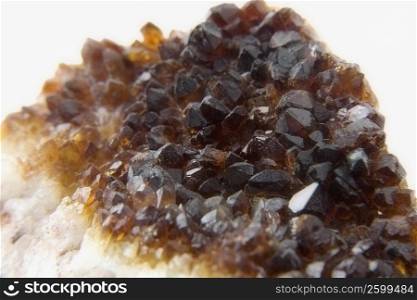 Close-up of black rock salt
