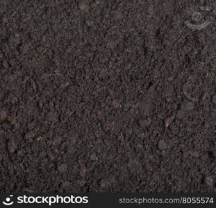 close up of black soil background pattern concepts