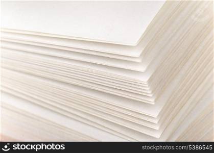 Close up of book pages