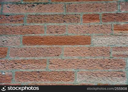 Close up of brick wall of Inverness castle