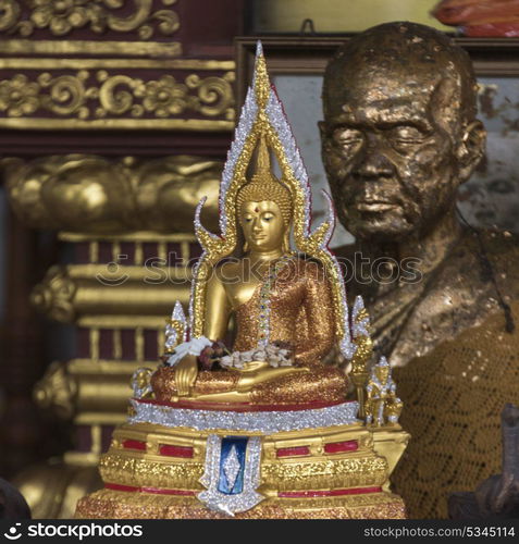 Close-up of Buddha statue, Koh Samui, Surat Thani Province, Thailand