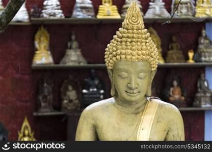 Close-up of Buddha statue, Koh Samui, Surat Thani Province, Thailand