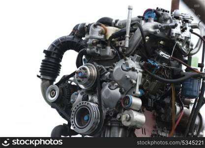 Close-up of car engine, Koh Samui, Surat Thani Province, Thailand