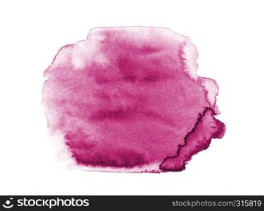 close up of color strokes on white background with clipping path