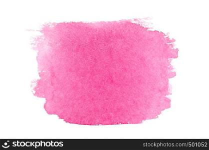close up of color strokes on white background with clipping path
