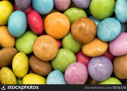 Close up of colorful candy