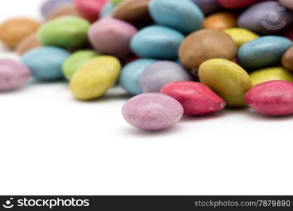 Close up of colorful candy