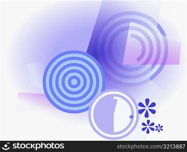 Close-up of concentric circles