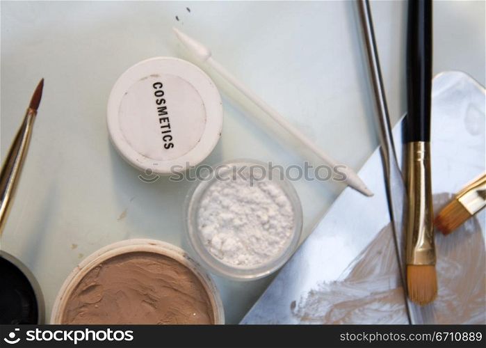 Close up of cosmetics