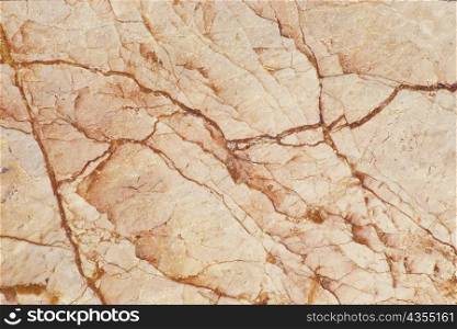 Close-up of cracks on a rock