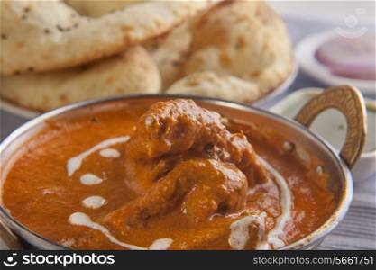 Close-up of delicious butter chicken