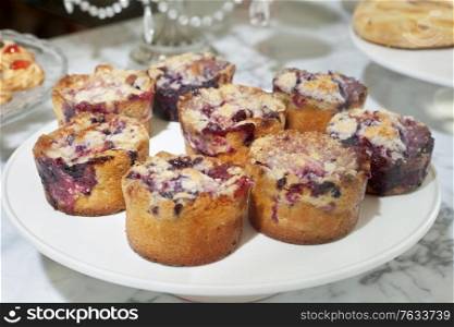 Close-up of delicious muffins