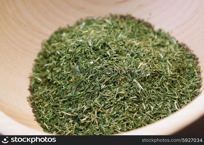 Close up of dried thyme