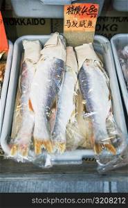 Close-up of fish in a fish market