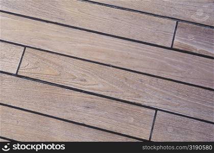 Close-up of floorboards
