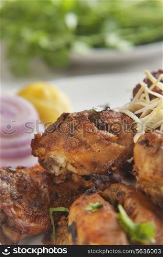 Close-up of fried chicken