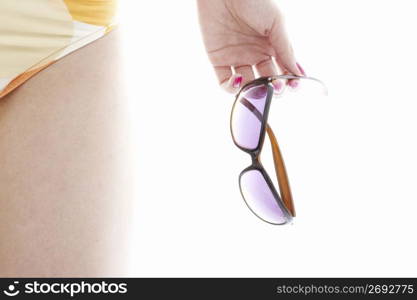 Close up of girl in bikini