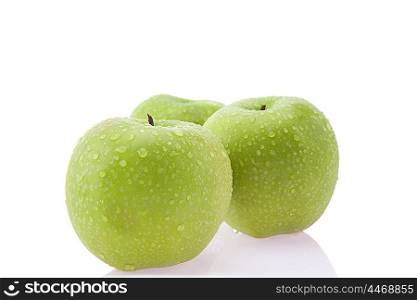Close-up of green apples