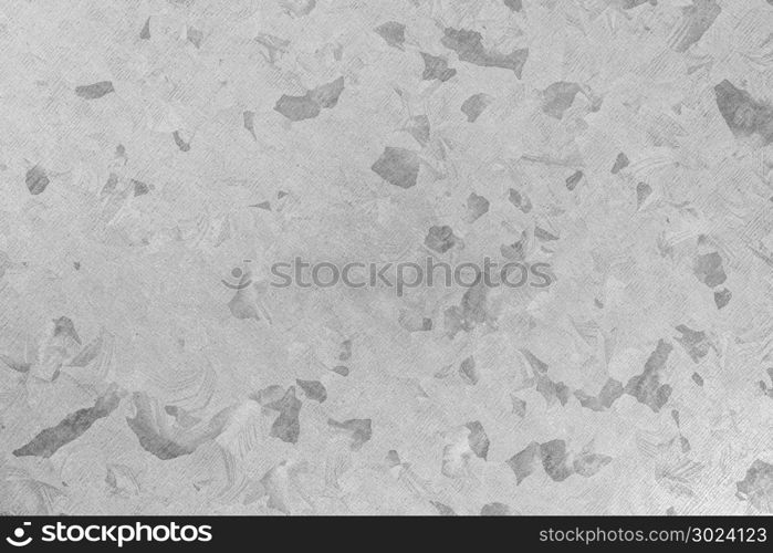 Close-up of grey zinc background texture.